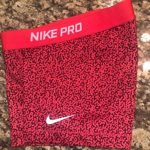 Nike Pro Red/Black compression Shorts AXS